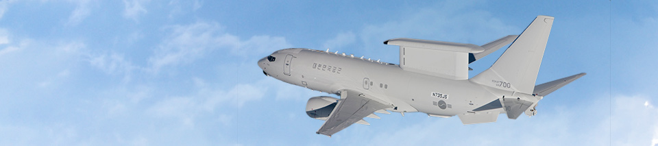 E-7 Wedgetail in flight