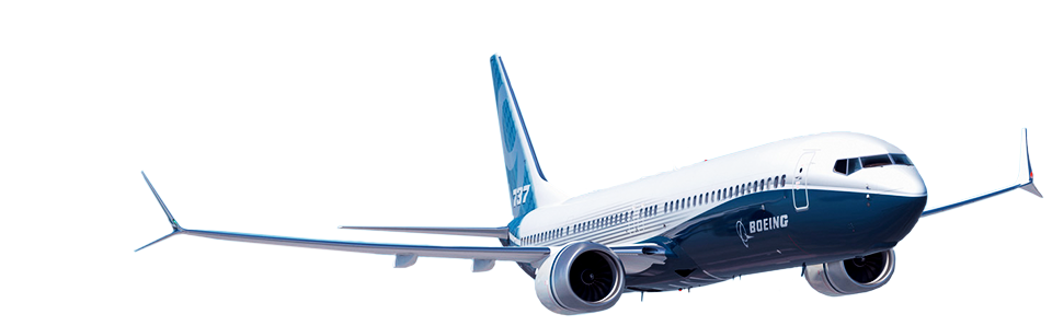 Render of 737 MAX 9 in flight
